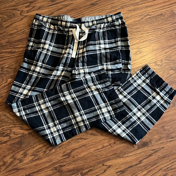 American Eagle Outfitters Pants American Eagle Black Plaid Pajama